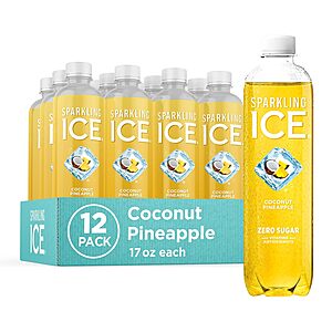 12-Pk 17-Oz Sparkling Ice Zero Sugar Sparkling Water (Various Flavors) from $10.35 w/ S&S