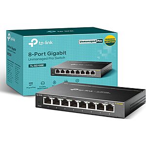 TP-Link TL-SG108E 8-Port Gigabit Easy Smart Switch