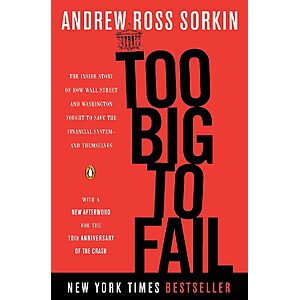Too Big to Fail (eBook) $2 