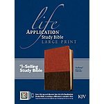 Amazon - KJV, Life Application Study Bible, Large Print, TuTone $41.29