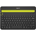 Logitech K480 Wireless Bluetooth Keyboard for tablets (comes with docking groove) $19.99