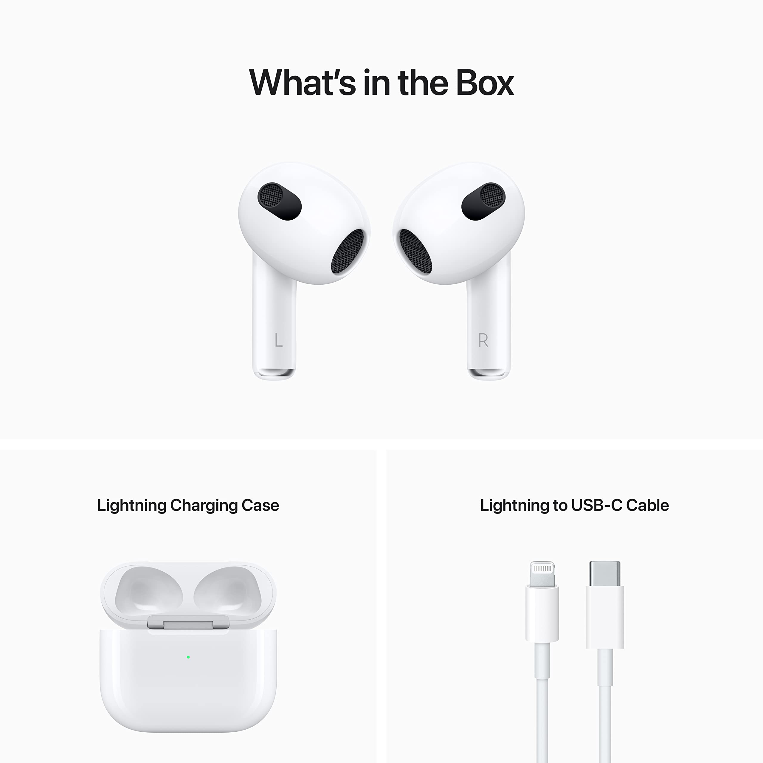 Apple AirPods (3rd Generation) Wireless Earbuds with Lightning Charging Case.  - Amazon - Prime - $139 $139.99