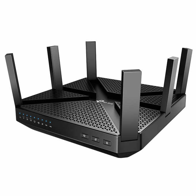 TP-Link Archer C4000 Tri-Band Wi-Fi Router -$129.99
