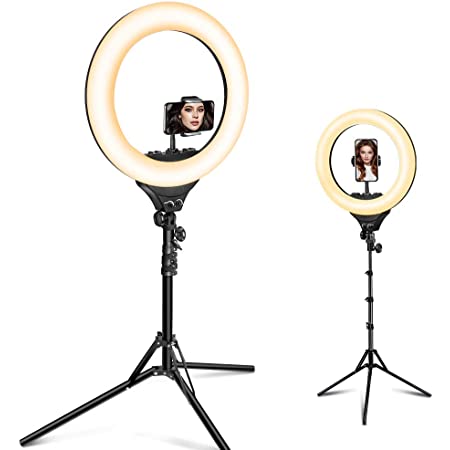 Torjim 18" Ring Light with Stand range from 3000K to 6000K /50W  for $44.99 + free shipping