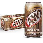 A&amp;W Caffeine-Free  Low Sodium Root Beer Soda Pop  12 Fl Oz  12 Pack Cans $4.98