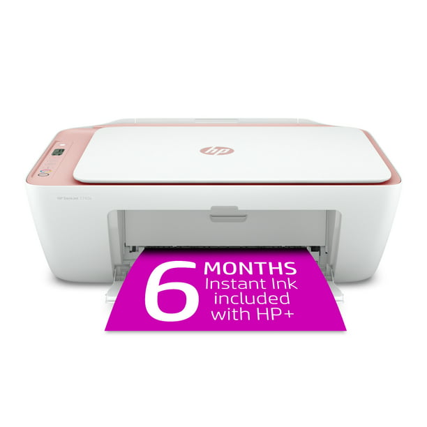 HP DeskJet 2742e Wireless Color All-in-One Inkjet Printer with 6 months Instant Ink Included with HP+ $59