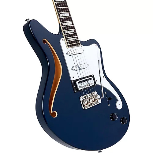 D'Angelico Premier Series Bedford SH Limited-Edition Electric Guitar With Tremolo Navy Blue $399