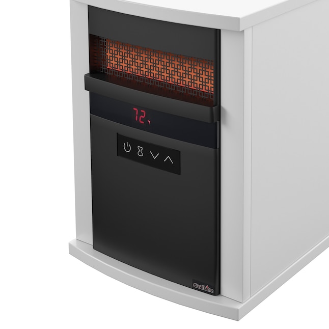 Duraflame 1500-Watt Infrared Cabinet Indoor Electric Space Heater with  Thermostat and Remote Included Lowe's $65.40