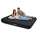 Intex Classic Airbed w/ Built-in Pillow and Electric Pump, Queen $18.61 + ship @amazon