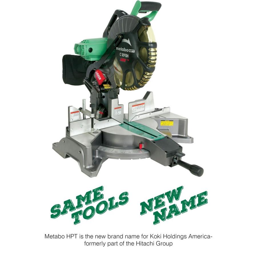 Metabo HPT C12FDH 12-in 15-Amp Dual Bevel Compound Corded Miter Saw - $199 (33% off) at Lowes