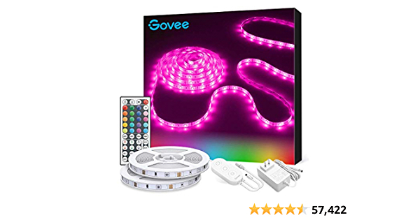 Govee LED Strip Lights, 32.8FT RGB LED Lights with Remote Control - $11.69