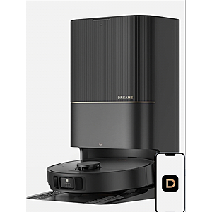 DREAME X40 Ultra Black Robotic Vacuum, Certified Refurbished