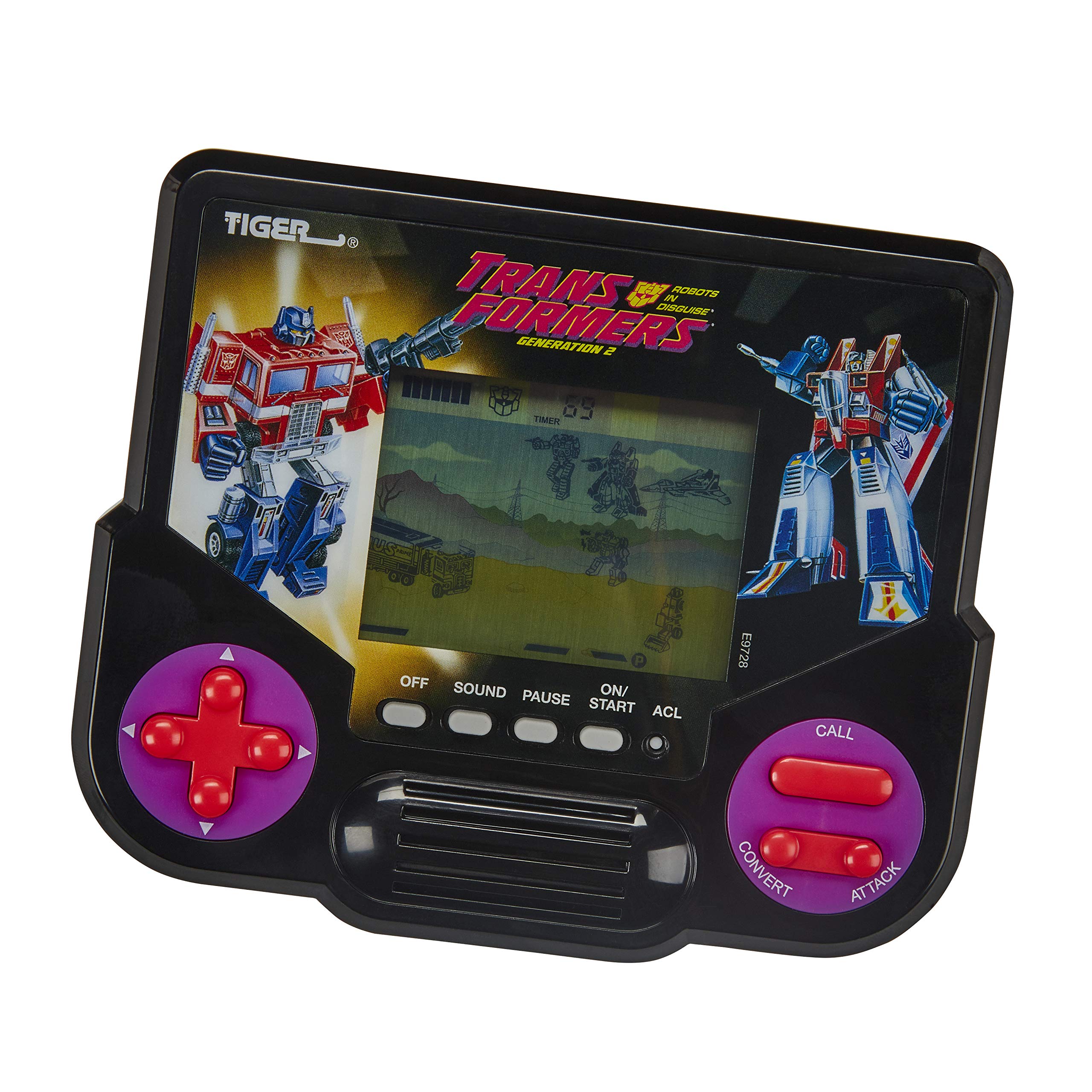 Tiger Electronics Transformers Robots in Disguise Generation 2 Electronic LCD Video Game Retro-Inspired 1 Player Handheld Game Ages 8 and Up $6.46