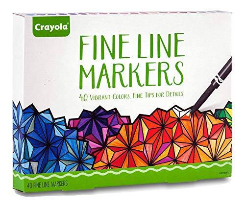 40-Count Crayola Fine Line Adult Coloring Markers $8.50 + Free Shipping w/ Prime or orders $25+