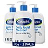 3-Pack 8-Oz Cetaphil Daily Facial Cleanser (Combination to Oily, Sensitive Skin) $16.07 w/ S&amp;amp;S + Free Shipping w/ Prime or on $35+