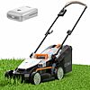 13&amp;quot; 20V Litheli U20 Handy+ Cordless Lawn Mower w/ 4.0Ah Battery (Orange) $78.64 + Free Shipping