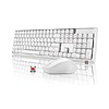 DarkFlash GK104 Wireless Mechanical Keyboard &amp;amp; Mouse Combo (Linear Red Switches, White) $19.99 + Free Shipping w/ Prime