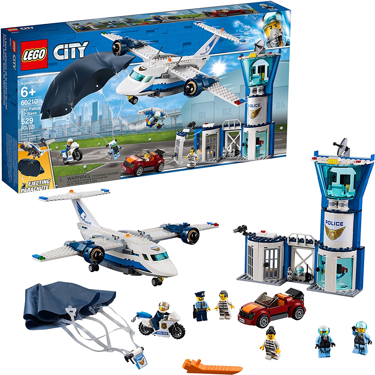Prime Members: 529-Piece LEGO City Sky Police Air Base 60210 Building Kit $45 + Free Shipping