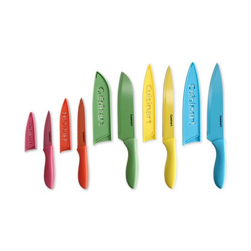 10-Piece Cutlery Set with Blade Guards (Ceramic-Coated, Animal Print) $14 + 15% SD Cashback & Free Pickup
