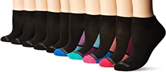 10-Pair Fruit of the Loom Women's Everyday Soft Cushioned No Show Socks (Black Assorted) $8.47 ($0.84 each) + Free Shipping w/ Prime or on $25+