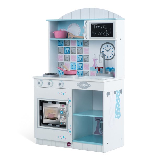 Plum Play Snowdrop Interactive Wooden Play Kitchen $50 + Free Shipping