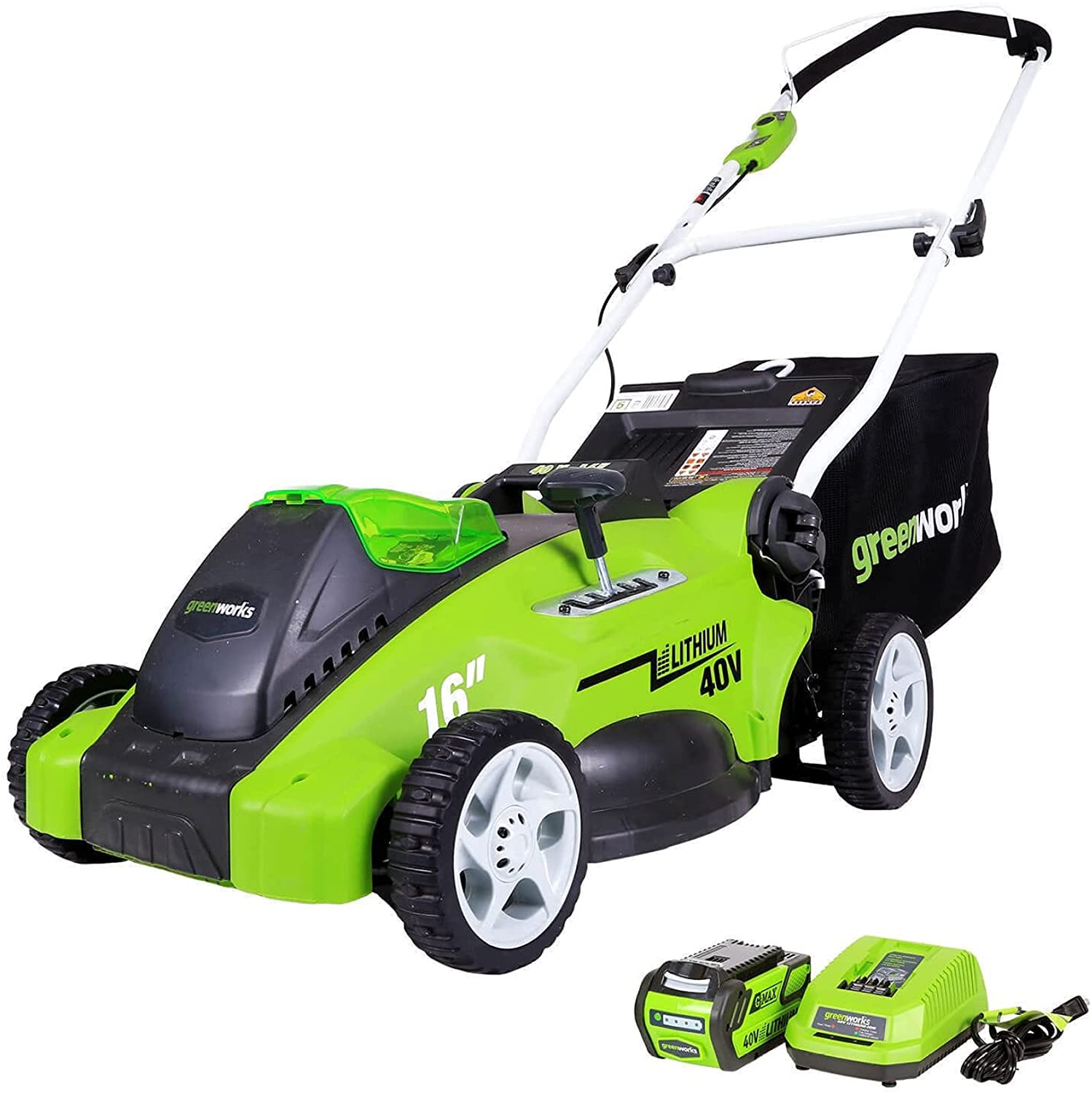 Greenworks G-Max 16" 40V Li-Ion Cordless Lawn Mower w/ Battery & Charger $189 + Free Shipping