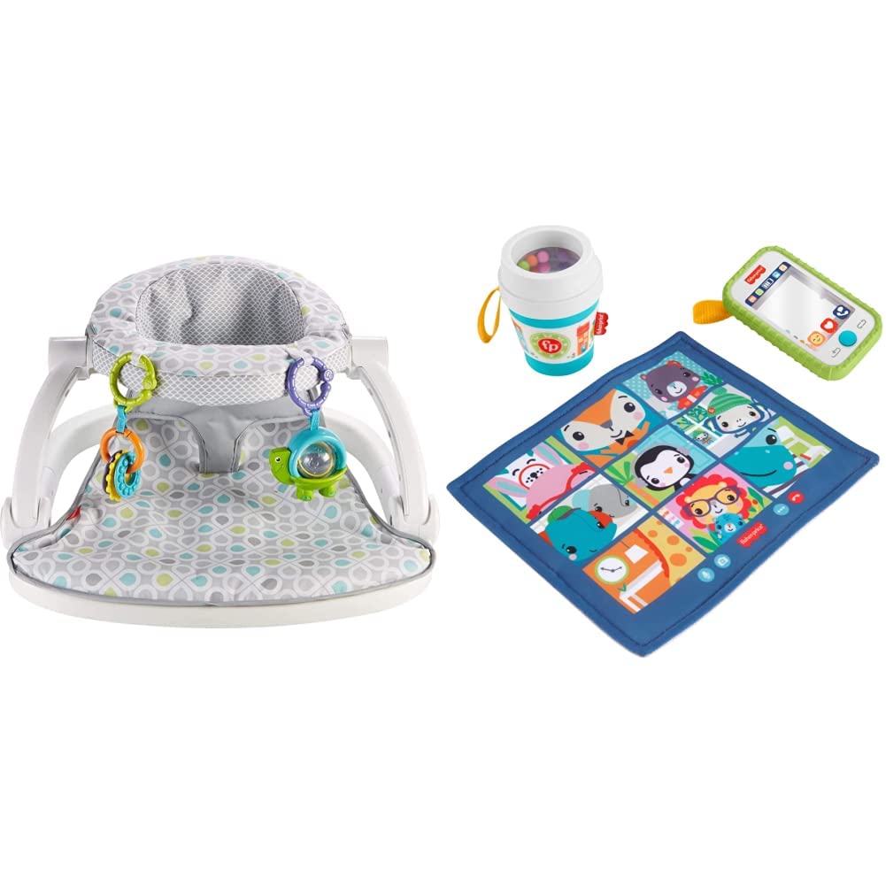 Fisher Price Baby Playtime Bundle w/ Toys and Floor Seat $39.74 + Free Shipping w/ Prime or $25+