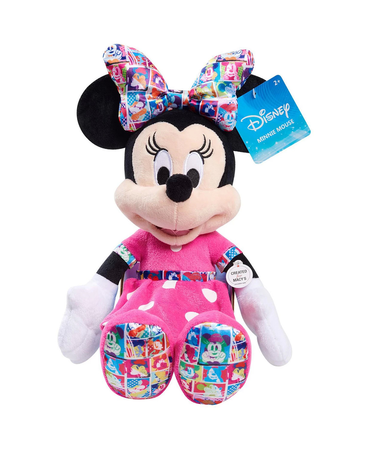15" Disney Classics Medium Plush Friend: Minnie Mouse $10, Mickey Mouse $10 + Free Curbside Pickup at Macy's or FS on $25+