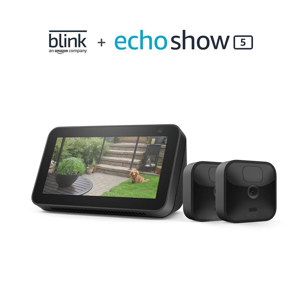 Amazon Echo Show 5 (2nd Gen) + Blink Outdoor 2 Cam Kit $110 & More + Free Shipping