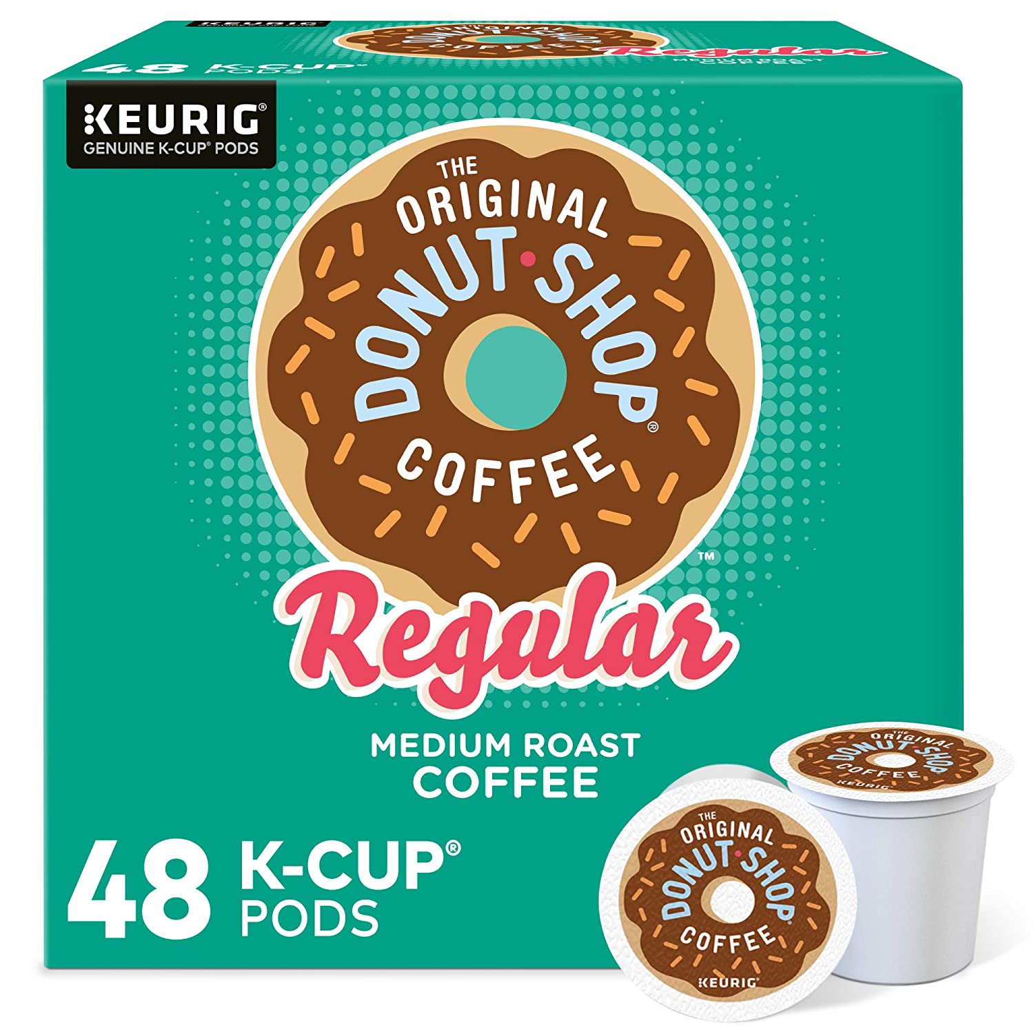 48-Count The Original Donut Shop Regular Keurig Single-Serve K-Cup Pods (Medium Roast Coffee) $15 + Free Shipping w/ Prime or $25+ orders.