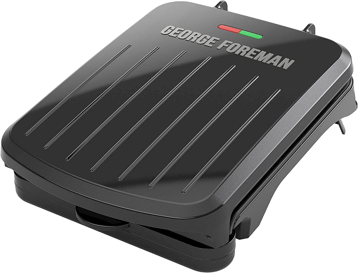 George Foreman GRS040B 2-Serving Classic Plate Electric Indoor Grill and Panini Press (Black) $14.96 + Free Shipping w/ Prime or on orders $25+