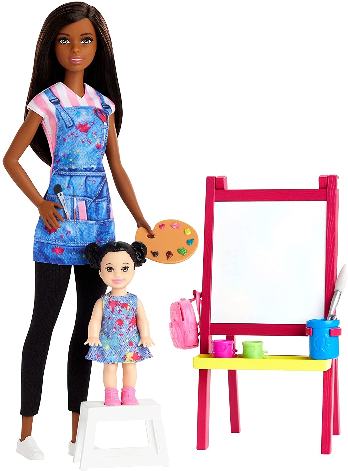 Barbie Art Teacher Playset with Brunette Doll w/ Accessories $10 + Free Shipping w/ Prime or on orders $25+
