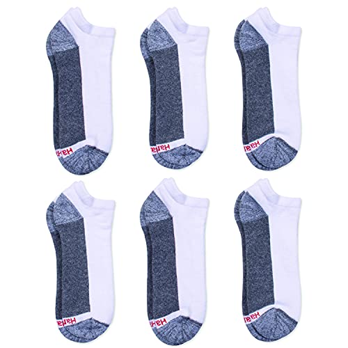 6-Pair Hanes Men's Max Cushion Low Cut Socks (White/Grey) $6.67 + Free Shipping w/ Prime or on orders $25+