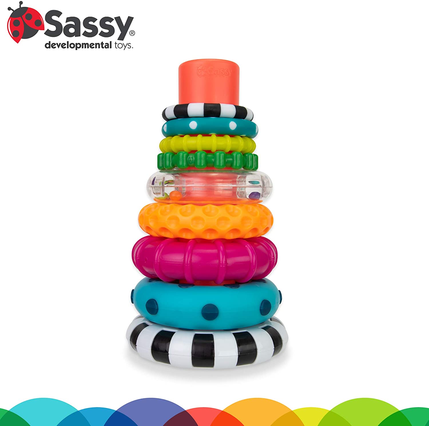 9-Piece Stacks of Circles Stacking Ring STEM Learning Toy Set $4.89 + Free Shipping w/ Prime or on orders $25+