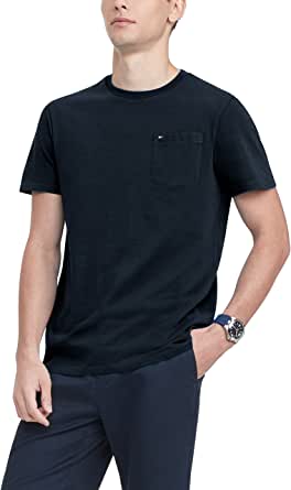 Tommy Hilfiger Men's Short Sleeve Crewneck T Shirt w/ Pocket (Navy, Grey) $14 + Free Shipping w/ Prime or $25+
