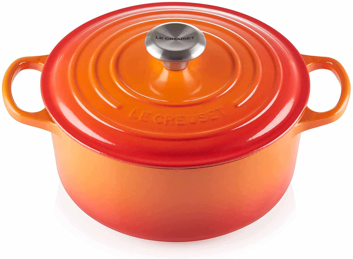 5.5-Qt Le Creuset Enameled Cast Iron Signature Round Dutch Oven (Flame) $230 + Free Shipping
