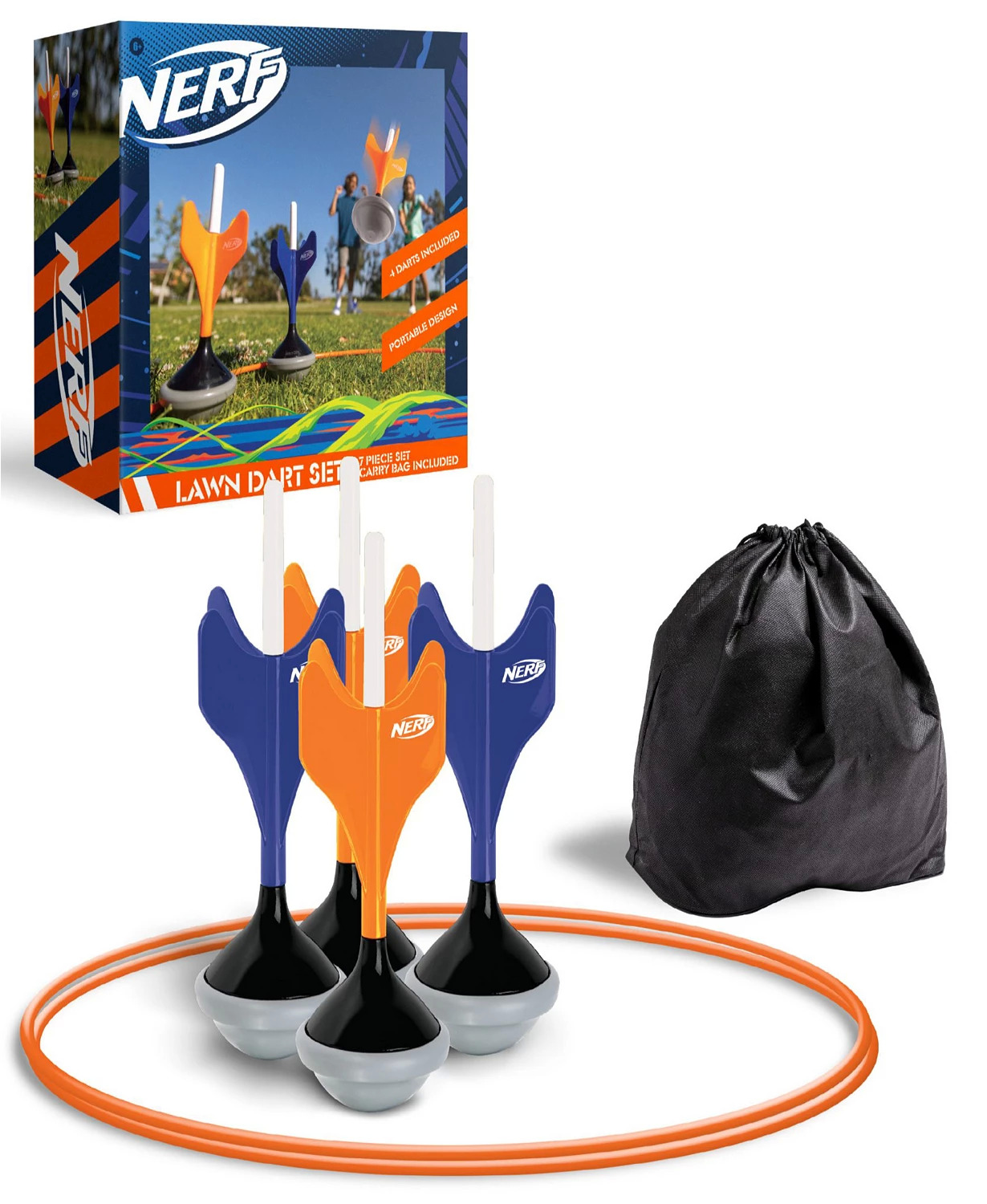 Nerf Lawn Dart Game Set w/ Storage Bag $8 + SD Cashback + Free Store Pickup at Macy's or FS on $25+ $7.99