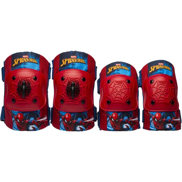 Bell Spiderman Kids Elbow & Knee Pad Set $9 + Free Shipping w/ Walmart+ or on orders of $35+