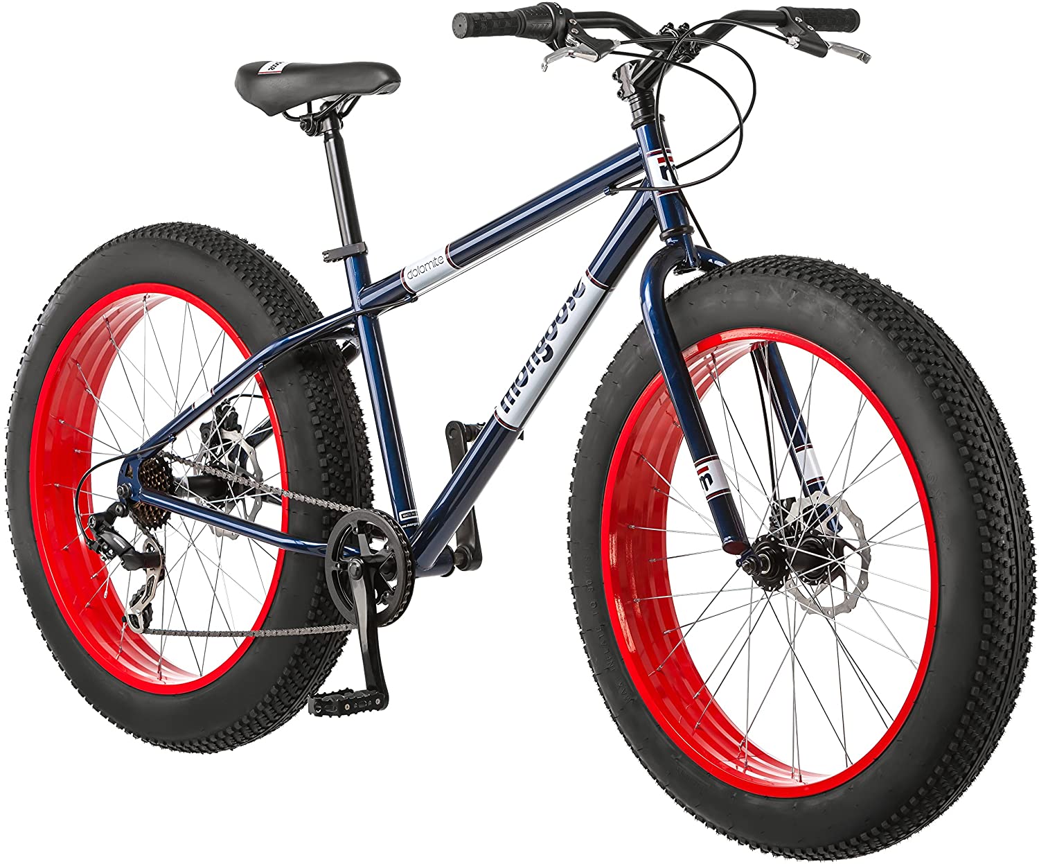 26" Mongoose Men's Dolomite Fat Tire Mountain Bike (Navy) $280 + Free Shipping