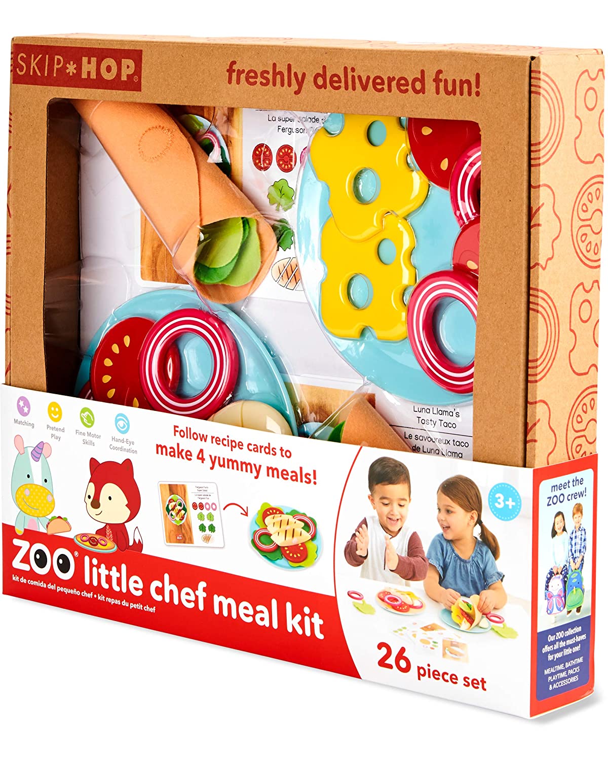 Skip Hop Play Zoo Little Chef Meal Play Food Set $10.91 + Free Shipping w/ Prime or Orders $25+