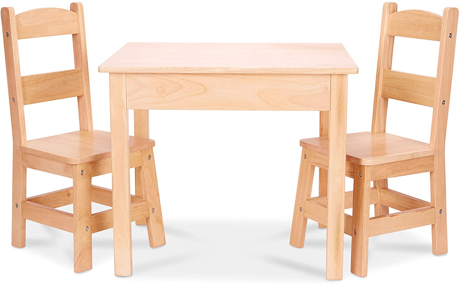 Melissa & Doug Solid Wood Table and 2 Chairs Set (Light Finish) $79.79 + Free Shipping