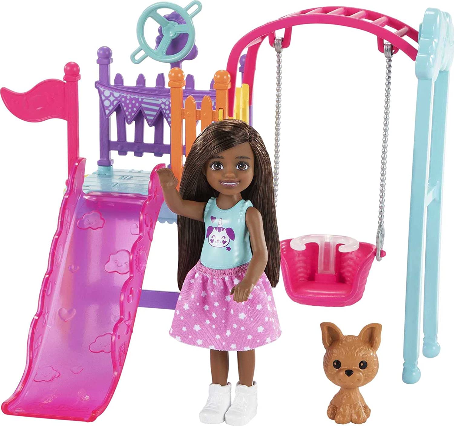 Barbie Chelsea Swing Set Playset with 6" Chelsea Doll $7.49 + Free Shipping w/ Prime or on $25+
