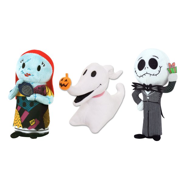 3-Pack 6" Nightmare Before Christmas Stylized Bean Plush Toys $11 + Free Shipping w/ Walmart+ or on $35+