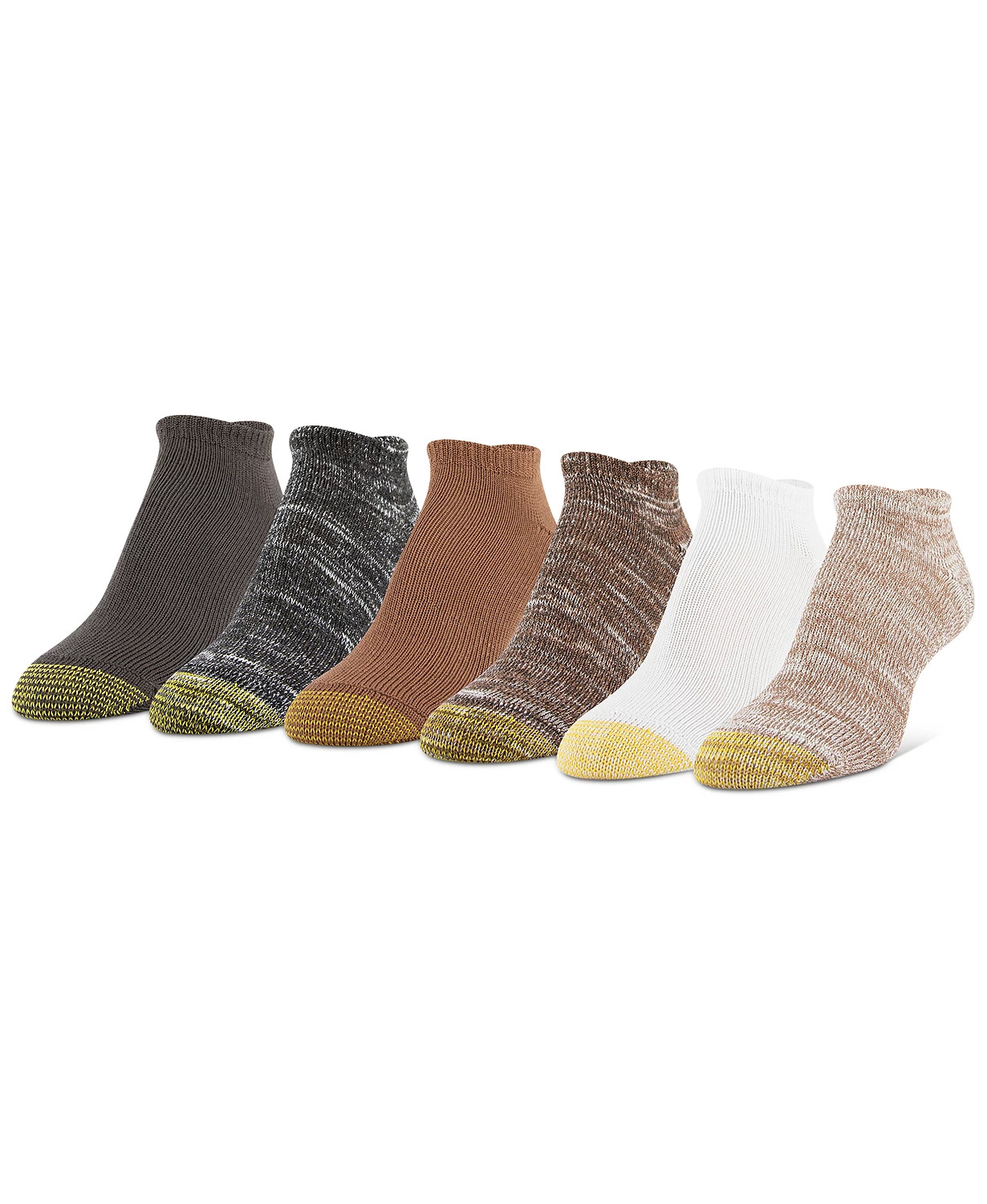 6-Pack Gold Toe Women's Ultra Soft Melange Liner Socks (Various Colors, Size 9-11) $6.73 + SD Cashback + Free Store Pickup at Macy's or FS on $25+