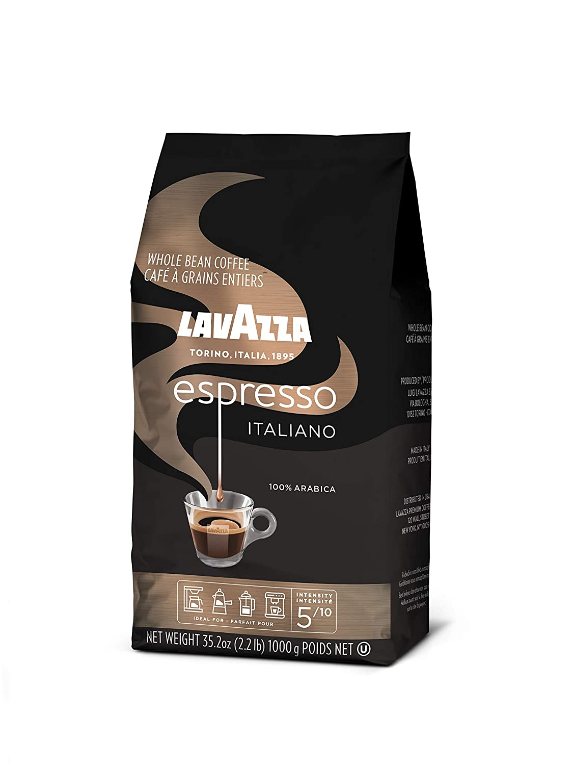 2.2-Lb Lavazza Espresso Italiano Whole Bean Coffee Blend (Medium Roast) $9.47+ Free Shipping w/ Prime or on $25+