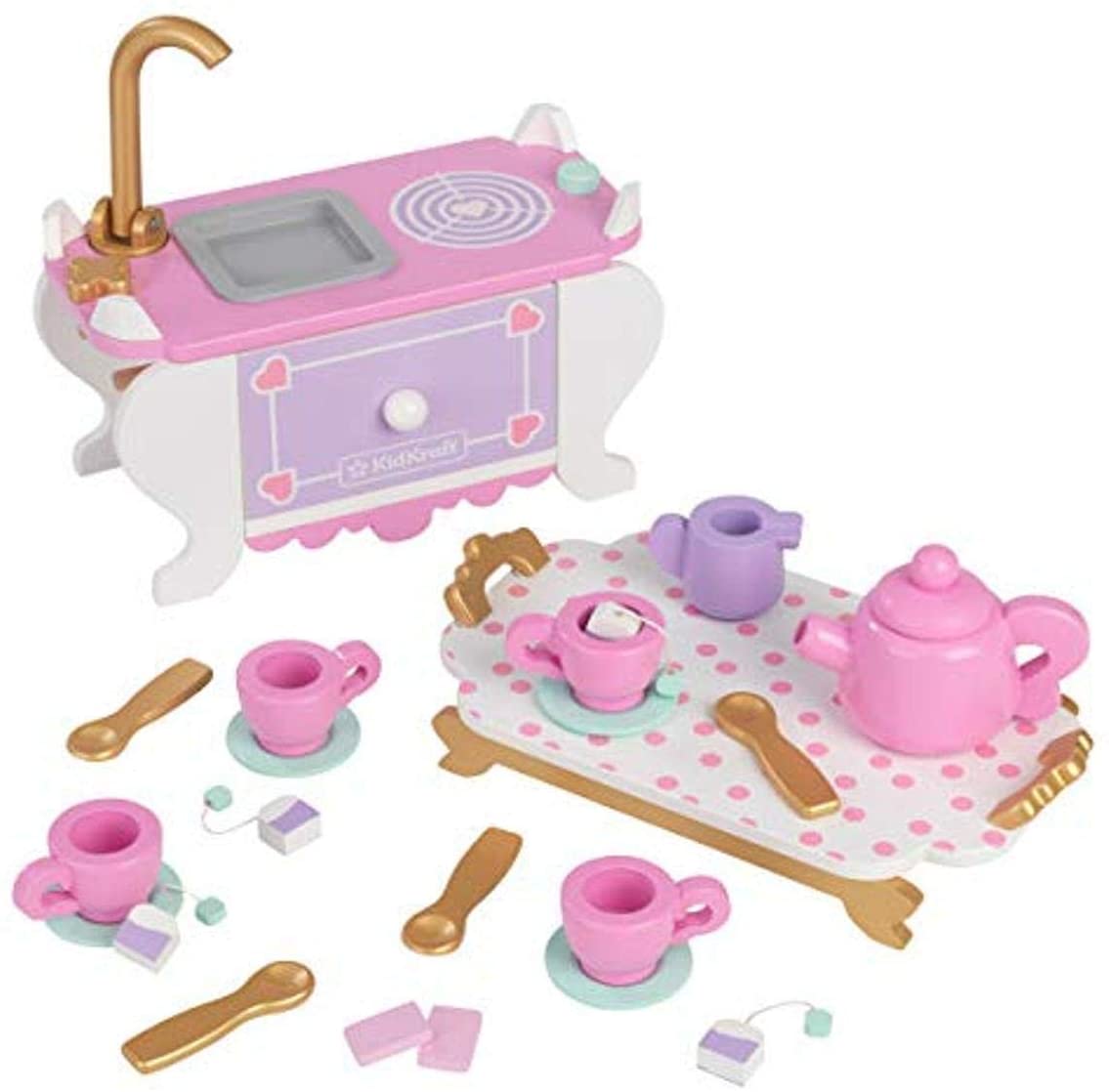 22-Piece KidKraft Let's Pretend: Tea Time Play Food Toys $12.13 + Free Shipping w/ Prime or on $25+