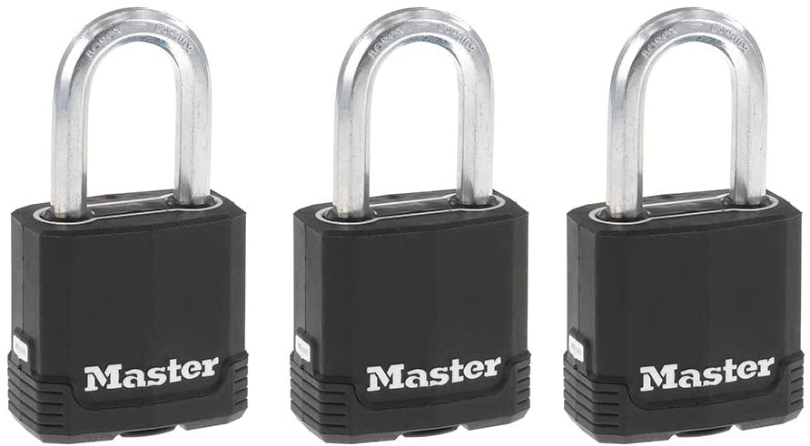 3-Pack Master Lock Magnum Heavy Duty Outdoor Padlock (M115XTRILF) $15 + Free Shipping w/ Prime or Orders $25+