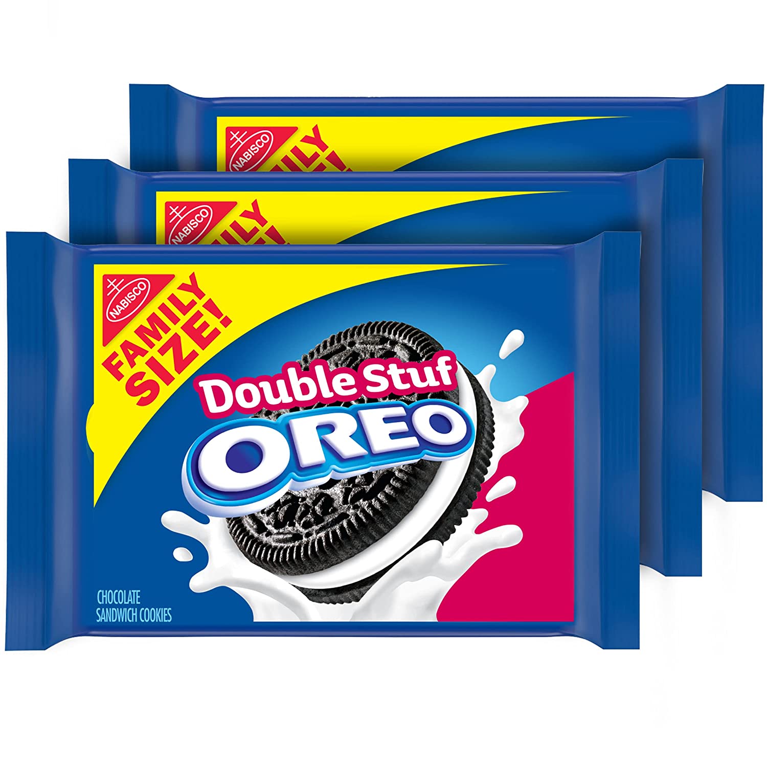 3-Pack 20-Oz Oreo Family Size Double Stuf Chocolate Sandwich Cookies $9.63 + Free Shipping w/ Prime or on orders over $25