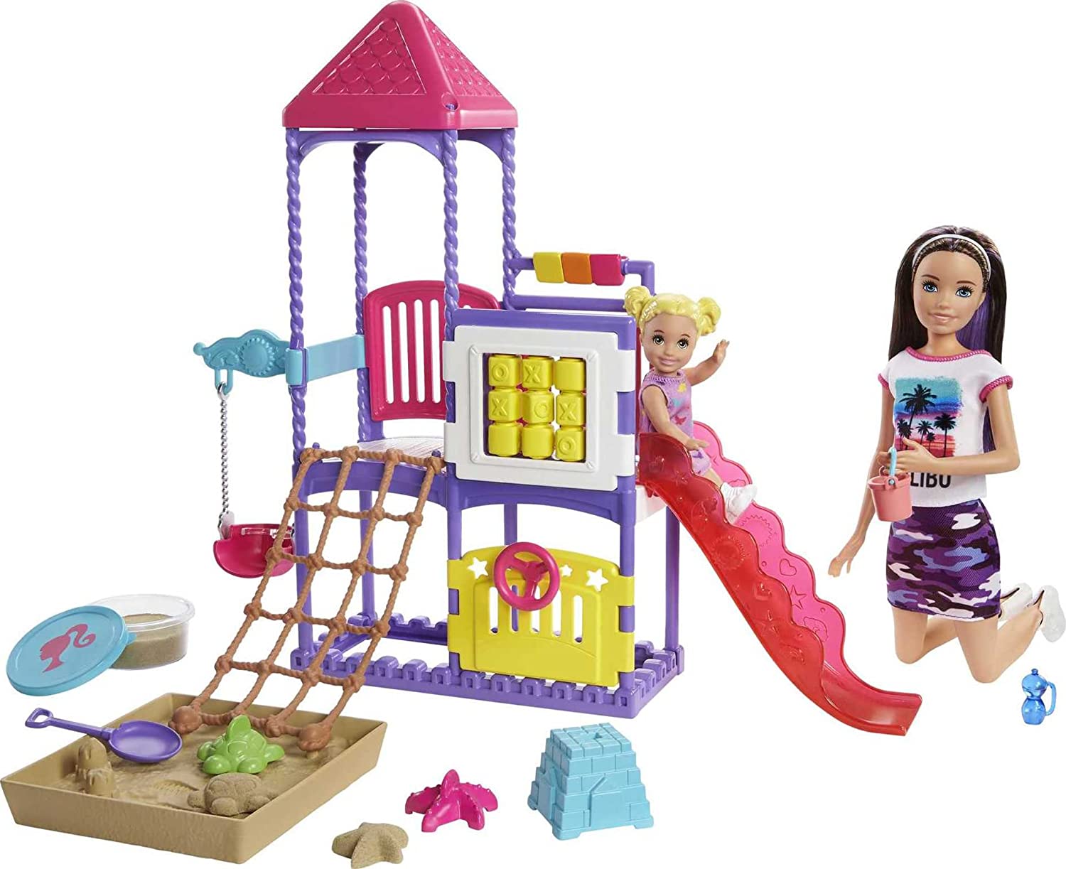 Barbie Skipper Babysitters Climb 'n Explore Playground Dolls & Playset $12.59 + Free Shipping w/ Prime or Orders $25+