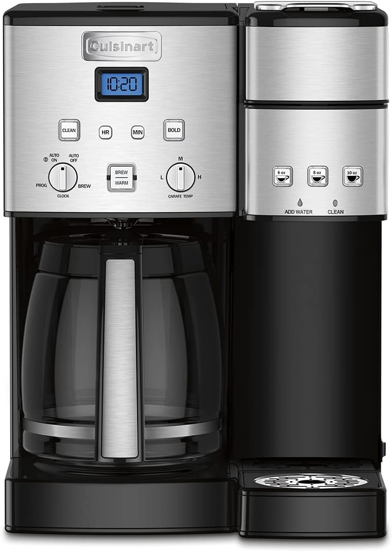12-Cup Cuisinart SS-15P1 Coffeemaker and Single-Serve Brewer Coffee Center (Steel) $127 + Free Shipping